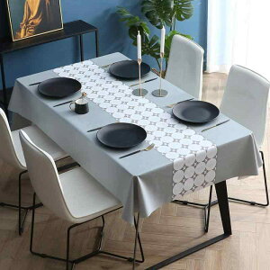 Forhomelife �e�[�u���N���X �r�j�[�� ������� PVC�� ���� �k�� �e�[�u���J�o�[ �h�� �h�� ����h�~ �ϋv �ϔM ����ɂ��� ���� �O���[�E�z���C�g 90x90cm