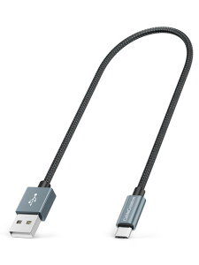 Micro USB�P�[�u��, CableCreation USB 2.0 to Micro USB �����[�d Micro B �ґg�P�[�u��PS5/PS4, Raspberry Pi Zero, Chromecast, �X�}�z�����ɓK�p �O���[/ 0.3m