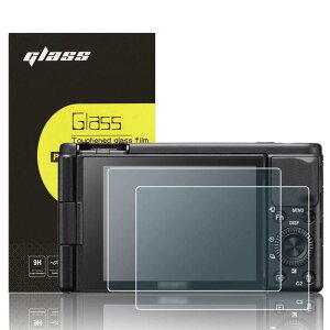 �ySony ZV-1 ZV-1F ZV1II ��p�z 2���Z�b�g �����K���X�t���ی�t�B���� Sony ZV1 II ZV-1 ZV1 �Ή� ���ߗ�95���ȏ� ���d�x9H ���� ���� ���w��