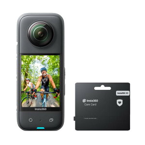 Insta360 X3 �b360�x�J���� �A�N�V�����J���� �V�^1/2�C���`48MP�Z���T�[ IPX8�h�� 5.7K360�x���� 72MP360�x�ʐ^ ��u���␳ �A�N�e�B�uHDR 4K��l�̎��_ 60fps���B�� 360�x�����ێ� AI�ҏW ��������2