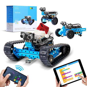 Makeblock mBot Ranger �v���O���~���O ���{�b�g 3-in-1 �g�ݗ��� ���{�b�g�L�b�g �v���O���~���O ���W�R�� �v���O���~���O�������� STEM���� Scratch��Arduino C �v���O���~���O APP���� �r���f�B���O�u��