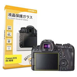 �y 0.3mm�����K���X �z ORMY �t���ی�K���X �t���v���e�N�^�[ �f�W�^���J�����t���ی�t�B���� Canon EOS R6 �p �y ����/���N�� / �d�x9H / ���E���h�G�b�W���H �z