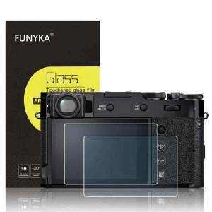 �yFujifilm X100VI X100V XT4 XE4�p�z2���Z�b�g �����K���X�t���ی�t�B���� Fujifilm X100VI X100V X-E4 X-T4 �Ή� ���ߗ�95���ȏ� ���d�x9H ���� ���� ���w��
