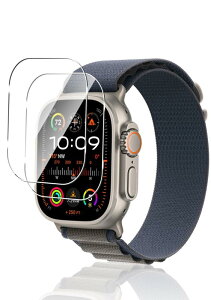 ohyes Apple Watch Ultra 3 �K���X�t�B���� 49mm apple Watch ultra 3 �t�B���� �����K���X ���Ɏq���f�� �S�ʕی� �A�b�v���E�H�b�`Ultra 3 / Ultra 2 �ی�t�B���� �ϏՌ� �P�[�X�Ή� ����