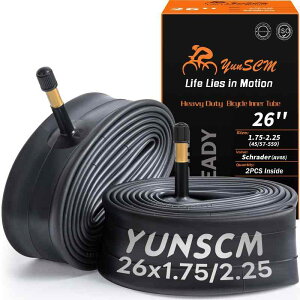 YunSCM 2�{,26 1.95 �`���[�u ����,�Ď��o���u48mm,�������̍ŗǑI��,26x1.75/2.25 ���]�ԃ`���[�u,�K�p 26x1.75/26x1.95/26x2.10/26x2.125/26x2.25 �}�E���e���o�C�N�A�N���X�o�C�N