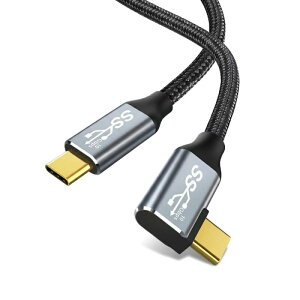 USB C �P�[�u�� L�� 0.5M PD 100W�}���[�d USB 3.2 Gen2�W�� 10Gbps�f�[�^�]�� 4K�f���o�� �����ϋv�i�C�����҂� Type-C �[�d�P�[�u�� MacBook/Surface/Pixel/Xperia/AQUOS��US