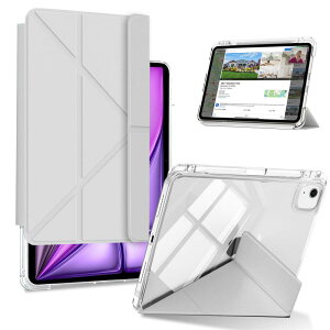 KeeFos �P�[�X iPad Air 13�C���` M4/M3/M2(2026/2025/2024) iPad Pro 12.9 �C���`(��6/5/4����A2022/2021/2020) �Ή� ���� PC/TPU �ی�J�o�[ ���O���\ ���@�\�X�^���h