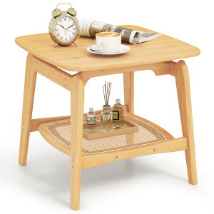 COSTWAY TChe[u | 55.5xs55.5x50.5cm i` i\ pȂ u R[q[ e[u iCge[u  xbh \t@[ db RpNg Q 