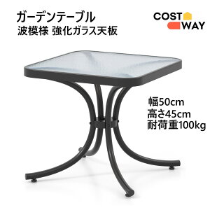 COSTWAY K[fe[u 50cm 48cm ω׏d100kg ` KXe[u AEghA TChe[u g͗l KX y ^ъȒP @\ RpNg  O  eX Jt