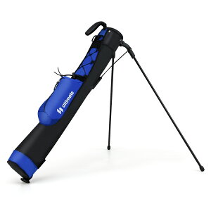 COSTWAY セルフスタンド ゴルフクラブケース サブバッグ ゴルフバッグ 練習用 軽量 大容量 5色展開 2分割ヘッド ポケット付き 調節ショルダーベルト 持ち運び 新登場 ゴルフ体験の向上 メンズ
