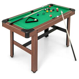 COSTWAYビリヤード台 大型 ビリヤード セット ビリヤードテーブル 幅122cm ビリヤード用品 チョーク付き キュー付き 家庭用 大人用 撞球 卓上ゲーム