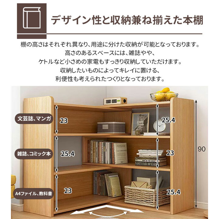 楽天市場】【クーポンあり】 kamelun 本棚 スライド コミックラック  