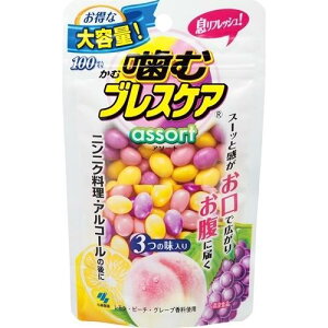 【メール便対応】【代引き不可】【同梱不可】【送料無料】【小林製薬】噛むブレスケア アソート 100粒入【口臭】【ブレスケア】【BREATH CARE】