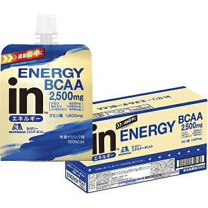 森永製菓 inゼリー エネルギーBCAA 180g×6コ入【ゼリー飲料】【飲むゼリー】【inゼリー】