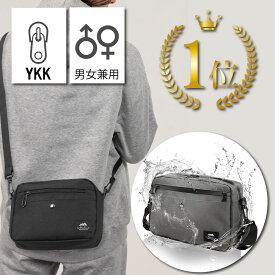 【4日から20％OFF】男女兼用 ショルダーバッグ メンズ レディース YKKファスナー 小さめ カバン ショルダーバック 撥水バッグ ナイロンバッグ 肩掛けバッグ 撥水 軽量 軽い ナイロン ウォーキング サコッシュ 斜めがけバッグ バッグ 斜めがけ 30代 40代 50代 60代