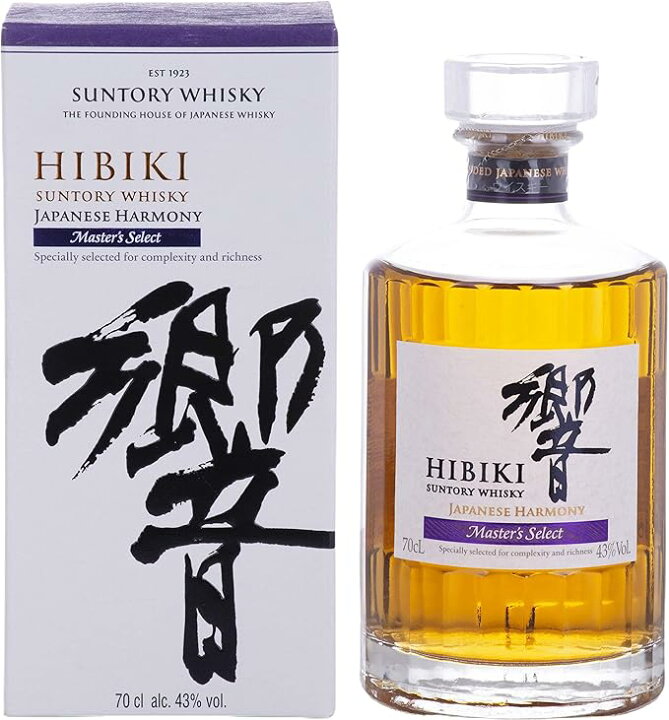 楽天市場】響 ジャパニーズハーモニー マスターズセレクト 43度 700ml 