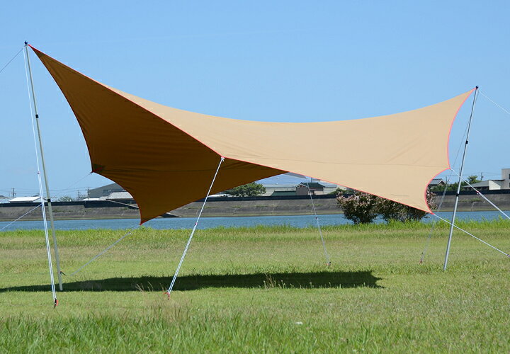 楽天市場】【レンタル】焚火 タープ TC ウィング〔テンマクデザイン  