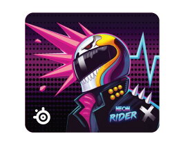 SteelSeries QcK Large Neon Rider Edition　ゲーミングマウスパッド　63837
