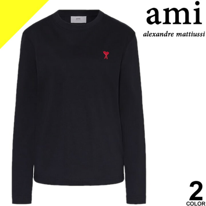 楽天市場】【SALE】アミパリス Tシャツ 長袖 ロンT クルーネック 丸首 
