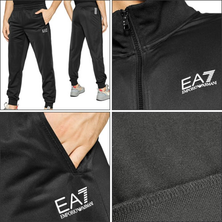 Emporio Armani エンポリオアルマーニ Ea7 メンズセットアップスウェット 8npv80 Pj05z ブラック Sale 102 Off