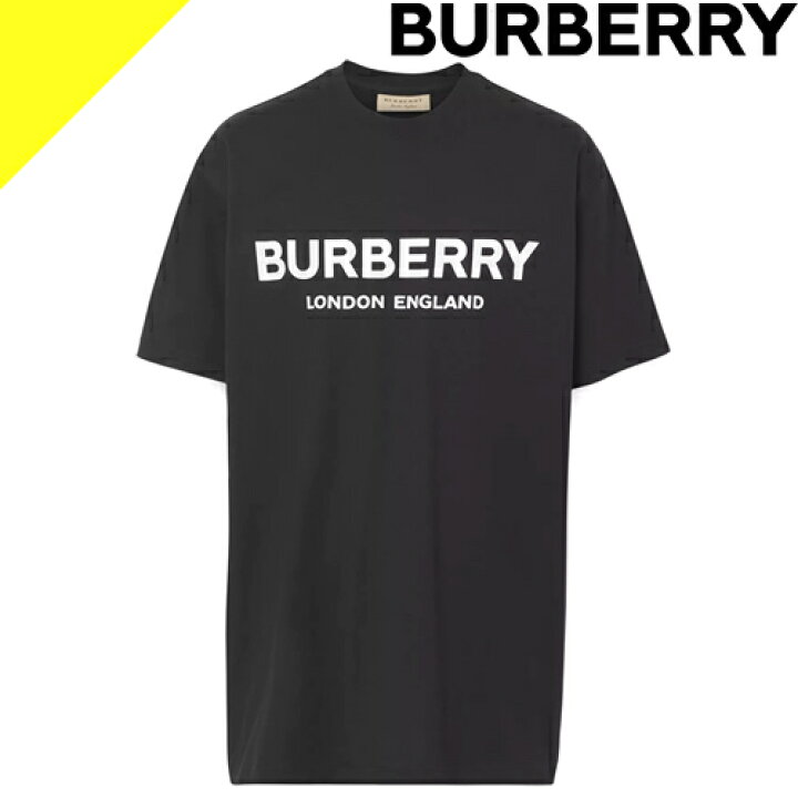 楽天市場】バーバリー Tシャツ 半袖 メンズ ブランド クルーネック ロゴ プリント 綿100% 大きいサイズ トップス インナー 黒 ブラック  BURBERRY Logo Print Cotton T-shirt 8026016-1005 [ネコポス発送] : Cotonas（コトナス）