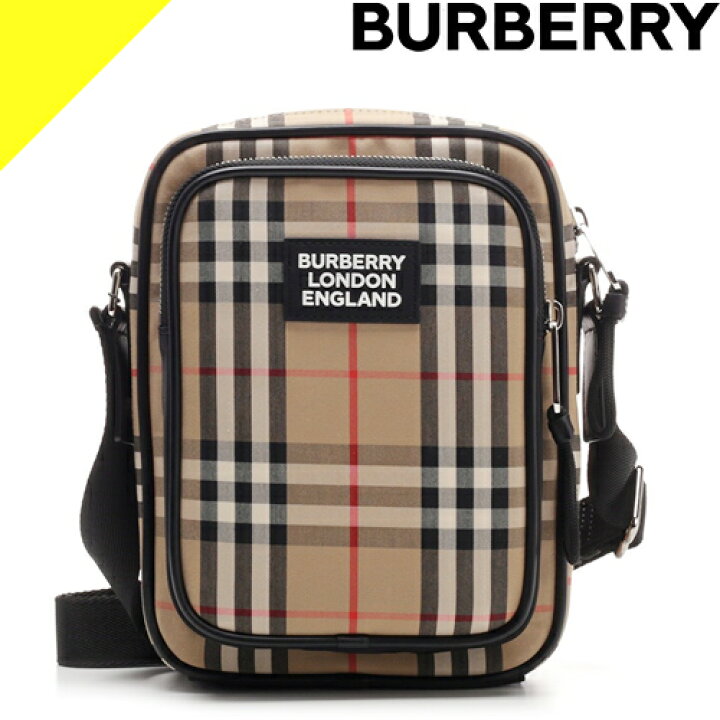 楽天市場 バーバリー バッグ ショルダーバッグ クロスボディバッグ メンズ レディース ヴィテージチェック 斜めがけ かっこいい 大人 ブランド 革 縦型 小さめ ベージュ Burberry Vintage Check And Leather Crossbody Bag Cotonas コトナス