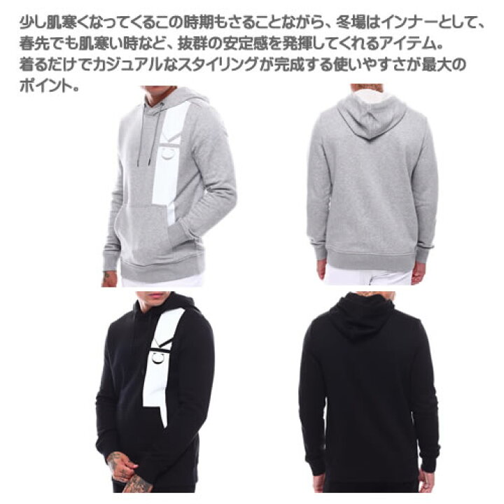 楽天市場】カルバンクライン パーカー プルオーバーパーカー メンズ  