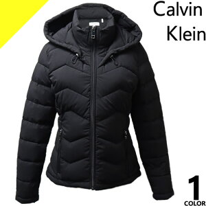 JoNC ȃWPbg ȃR[g u] AE^[ fB[X t[ht y  h ʋ ʊw 傫TCY uh  ubN Calvin Klein HOODED PUFFER JACKET CW333974