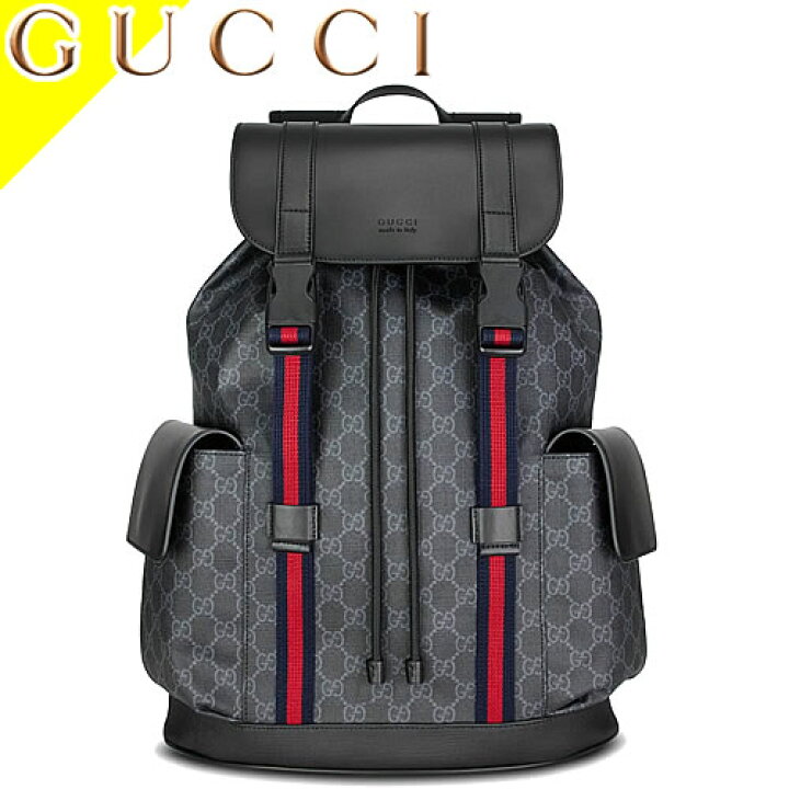 楽天市場】グッチ バッグ リュック バックパック デイバック メンズ GG  