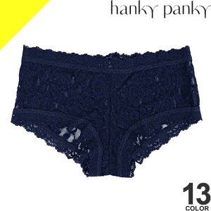 ハンキーパンキー xs ボーイショーツ ボーイズ 下着 ショーツ レディース セクシー レース 単品 ひびかない ブランド プレゼント 黒 白 赤 ブラック ネイビー ホワイト レッド hanky panky BOYSHORT