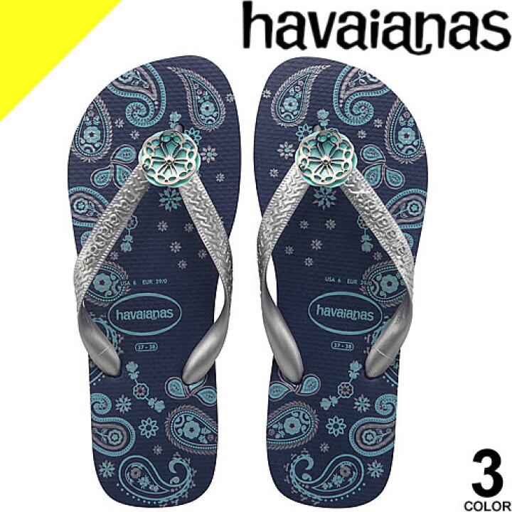 楽天市場 ハワイアナス Havaianas スリム ビーチサンダル レディース 痛くない 歩きやすい サンダル ペタンコ 小さいサイズ 可愛い 旅行 キラキラ ブランド フラットサンダル Slim Thematic ネコポス発送 Cotonas コトナス