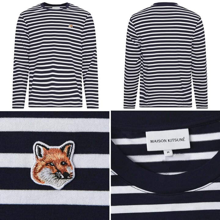 楽天市場】【SALE】メゾンキツネ ロンT Tシャツ メンズ 長袖 