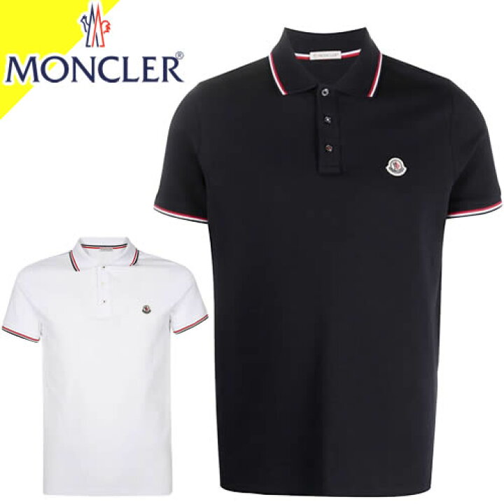 楽天市場】モンクレール MONCLER ポロシャツ メンズ 半袖 鹿の子 ロゴ 