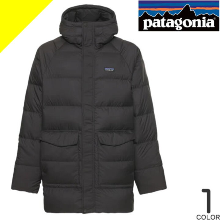 patagonia パタゴニア ダウンジャケット 黒 きたり フード付 XL 軽量