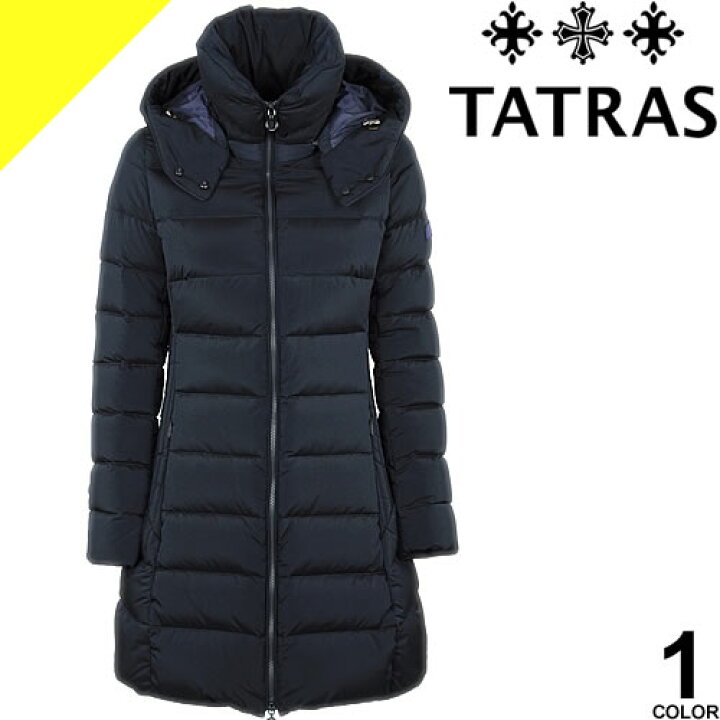 楽天市場 タトラス ポリテアマ ダウン ダウンジャケット ダウンコート レディース ロング 軽量 撥水 ブランド 大きいサイズ ナイロン 紺 ネイビー Tatras Politeama Cotonas コトナス