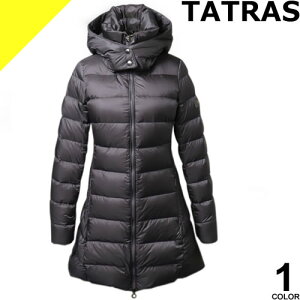 タトラス ポリテアマ ダウン ダウンジャケット ダウンコート アウター レディース フード付き ロング 細身 軽量 防寒 撥水 大きいサイズ ブランド チャコールグレー TATRAS POLITEAMA LTAT24A4694-D