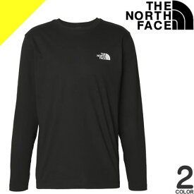 ノースフェイス Tシャツ 長袖 ロンT クルーネック 丸首 メンズ シンプルドーム コットン おしゃれ アウトドア 大きいサイズ ブランド 白 黒 ホワイト ブラック THE NORTH FACE L/S SIMPLE DOME TEE NF0A87QN [ネコポス発送]