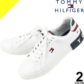トミーヒルフィガー スニーカー メンズ シューズ 靴 ローカット トリコロール ブランド 白 黒 ホワイト ブラック TOMMY HILFIGER REZZ