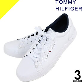 トミーヒルフィガー スニーカー メンズ シューズ 靴 ローカット カジュアル ブランド おしゃれ 大きいサイズ 白 黒 ホワイト ブラック TOMMY HILFIGER RIBBY