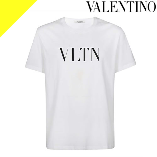 ヴァレンティノ Tシャツ 半袖 クルーネック 丸首 メンズ ロゴ おしゃれ 