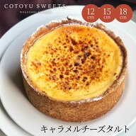 【100円OFFクーポン】誕生日ケーキ ベイクドチーズタルト キャラメルチーズタルト 5号 6名用 お中元 御中…