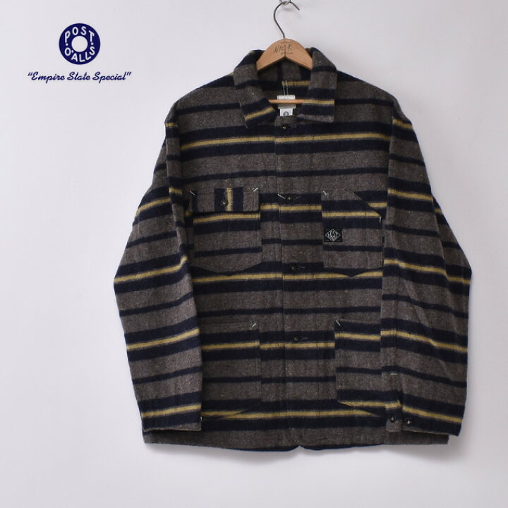 楽天市場】POST OVERALLS / #1103-TWN Polarfleece Jacket (trashed 