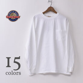 2023年FWカラー【GOOD WEAR】グッドウェアL/S Crew Neck Pocket T-shirts長袖 クルーネックポケットTシャツ日本正規代理店 ソーズカンパニー全15色