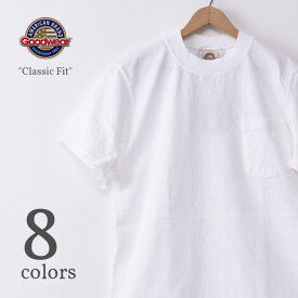 2024年カラー【GOOD WEAR】グッドウェアCLASSIC FIT S/S crew neck Pocket T-shirtsクラシックフィット半袖 クルーネックポケットTシャツ日本正規代理店 ソーズカンパニー全8色[ネコポス対応]