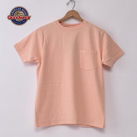 2024年カラー入荷【GOOD WEAR】グッドウェアS/S crew neck Pocket T-shirts半袖 クルーネックポケットTシャツ日本正規代理店 ソーズカンパニー全20色[ネコポス対応]z10x