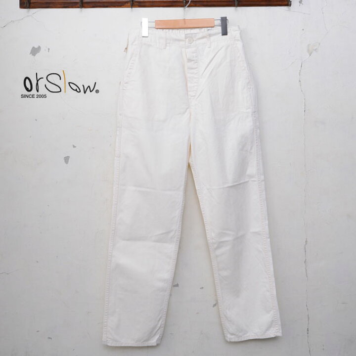 楽天市場】orslow / UNISEX MODEL / FRENCH WORK PANTS / HERRING BONE 