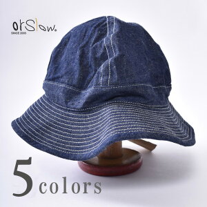 【orslow】オアスロウUS NAVY HAT(03-001)ユーエスネイビー ハット全4色(DENIM WHITE ST・KHAKI・GREEN・HICKORY STRIPE)z5x