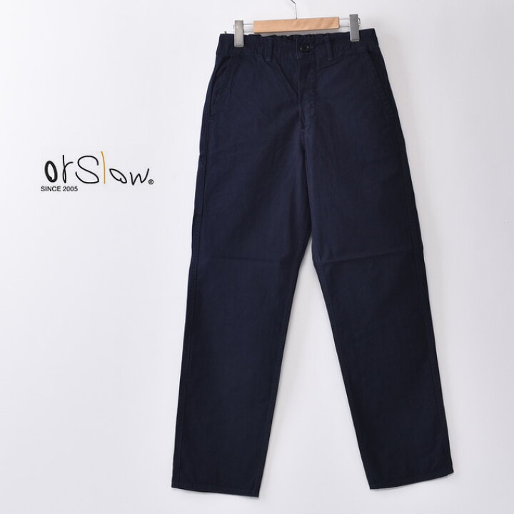 楽天市場】orslow / UNISEX MODEL / FRENCH WORK PANTS / HERRING BONE 