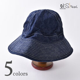 orslow / US NAVY HAT (03-001) オアスロウ ユーエスネイビー ハット全5色 (DENIM ONE WASH・HICKORY STRIPE・KHAKI・REVERSE SATEEN GREEN・HERRINGBONE GREEN) z5x