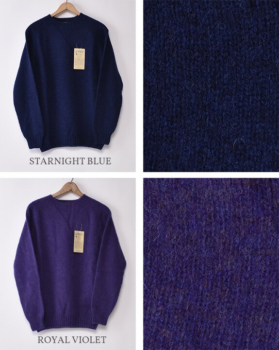 楽天市場】【INVERALLAN】インバーアランCREW NECK SHETLAND SWEATER 